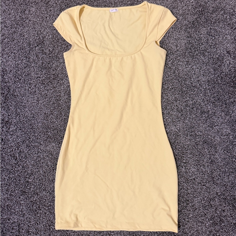 Garage Yellow Mini Dress